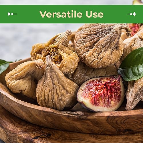 Sincerely Nuts Organic Dried Turkish Figs (3 LB)-Vegan, Kosher, and Gluten-Free Food-Nutritious and Delicious On-the-Go Snack-Loaded with Vitamins and Minerals-Enjoy for Breakfast, Lunch, and Dinner