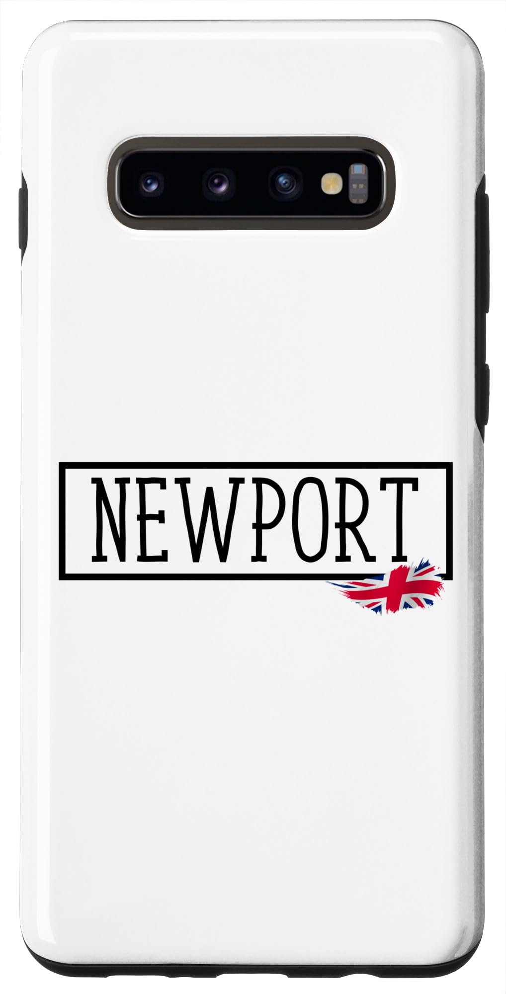 Galaxy S10+ Newport City Women Men United Kingdom Town Dad England UK Case