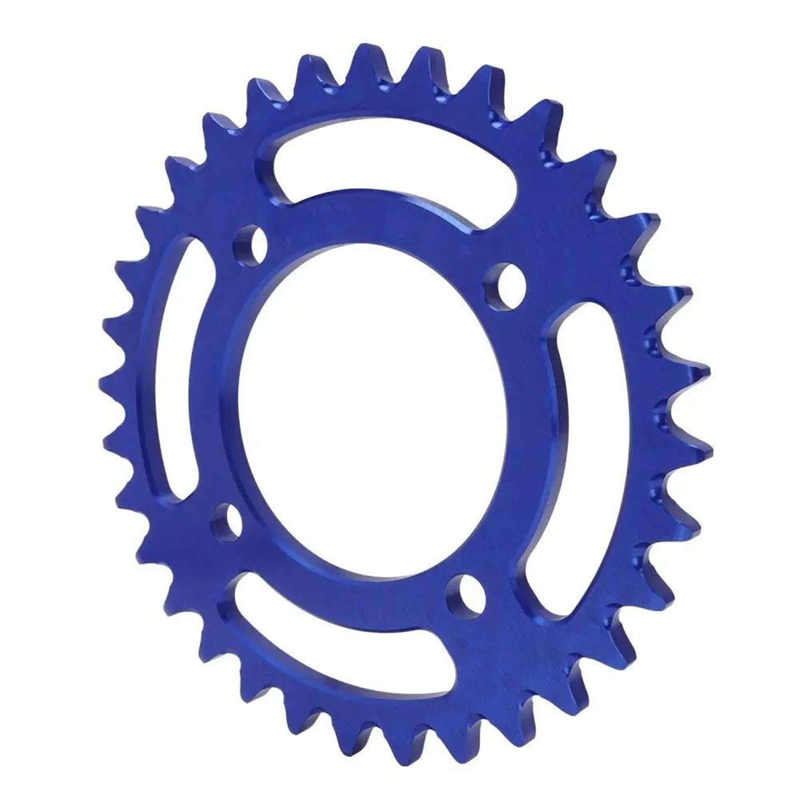 Pieza de piñón Cadena De Piñón Trasero CNC para Motocicleta para Yamaha PW80 PW 80, Aleación Aluminio 32T(BLU)