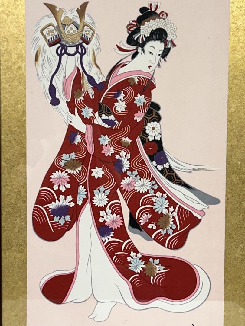Amazon.co.jp: 浮世絵 八重垣姫 額 絵画 工芸 : ホビー