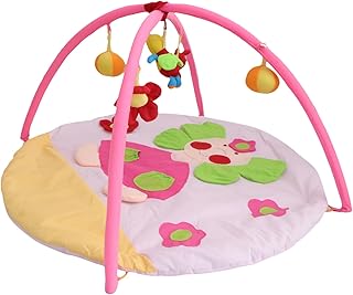 KOMBIUDA Tapetes De Brincar Para Bebês Tapete De Atividades Para Recém-Nascidos Tapete De Atividades Para Bebês Tapete De Atividades De Desenho Animado Almofada De Jogo Perolada