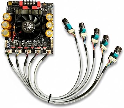 SUB1200Q BT Amplifier Board 3034+ES9023 Subwoofer Expansion Bluetooth Digital Amplifier Board 600W X 2