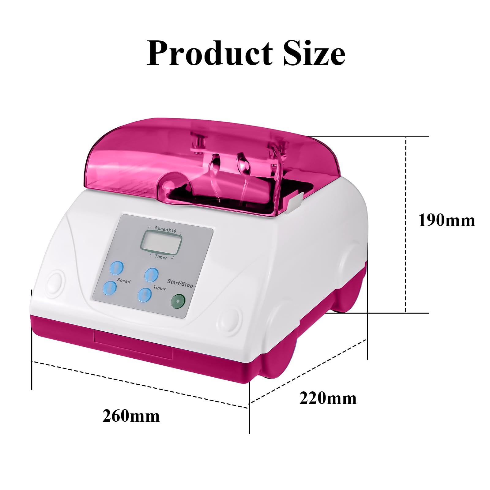 BONEW Lab Dental Digital High Speed Amalgamator Amalgamator Amalgam Kapselmischer G8 HL-AH Lila