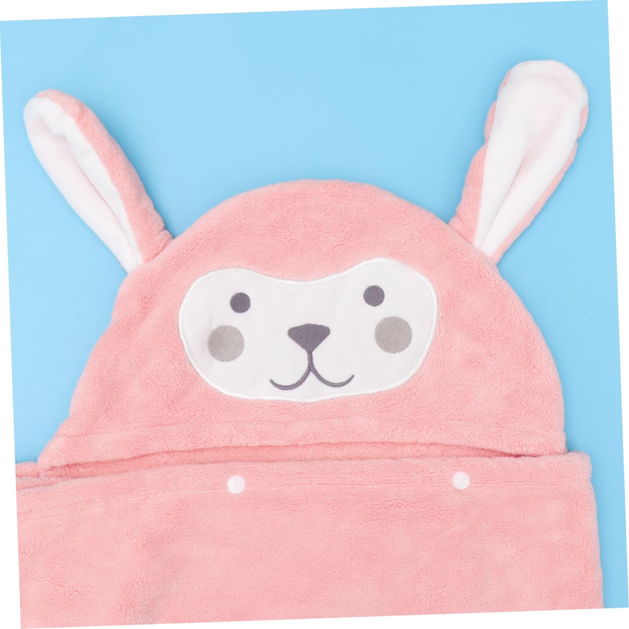 Artibetter Toalla de Baño Mantiene el Calor Después del Baño o Playa de Coral Fleece Capucha para Niños Ultrasuave y Absorbente Presa Diseño de Conejo Infantil