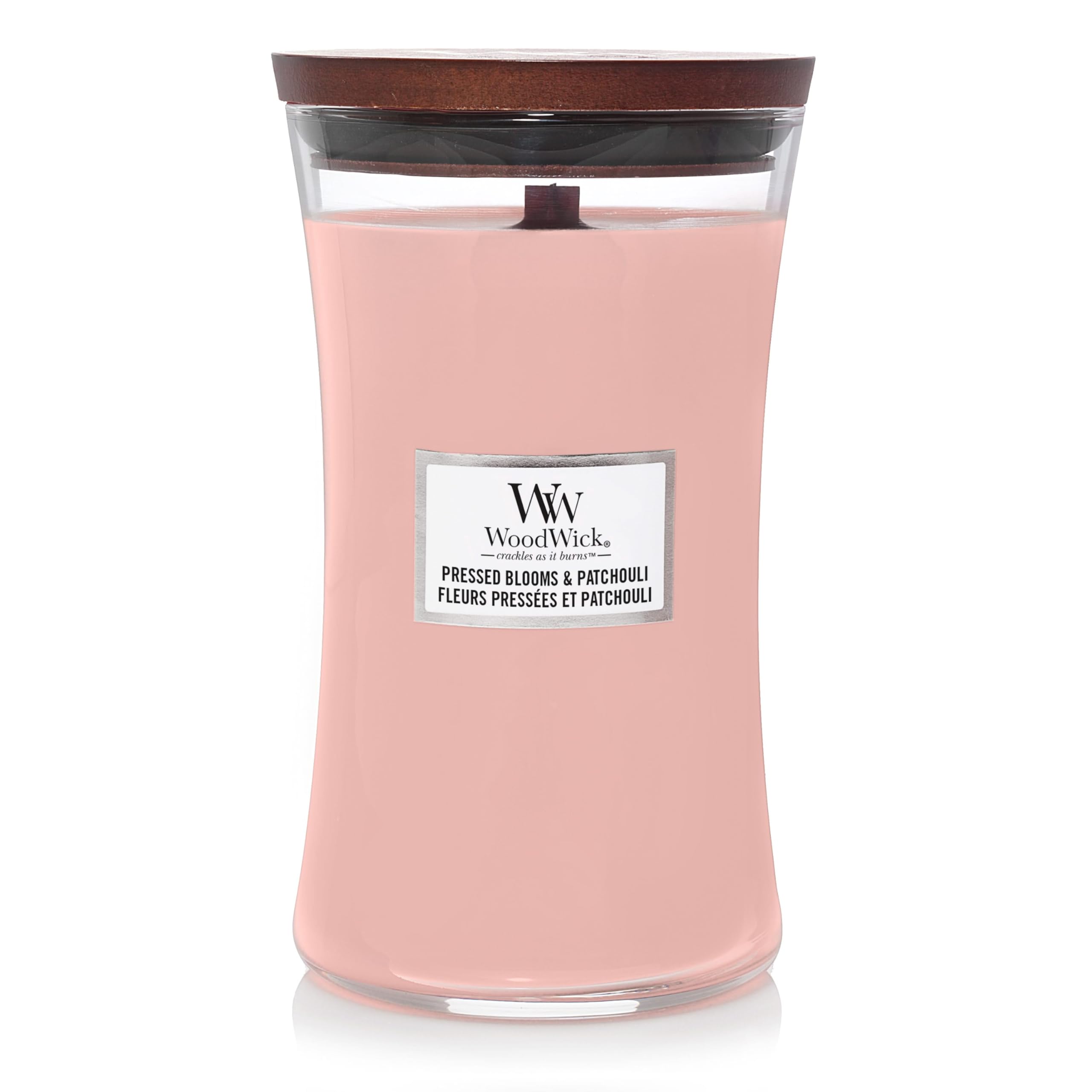 Woodwick Tłoczone kwiaty i paczula 610 g