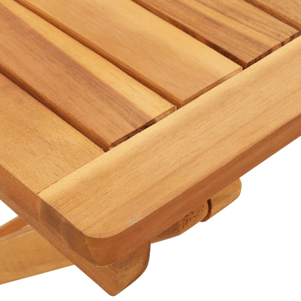 vidaXL Gartentisch, Esstisch mit Klappdesign, Holztisch für Terrasse Garten Balkon, Klapptisch Terrassentisch Gartenmöbel, Massivholz Akazie