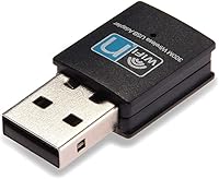 LOTEKOO 300Mbps USB WiFi Adapter - Plug & Play for Windows 10/11, High-Speed Dongle for Desktop Laptop PC Mac OS Linux