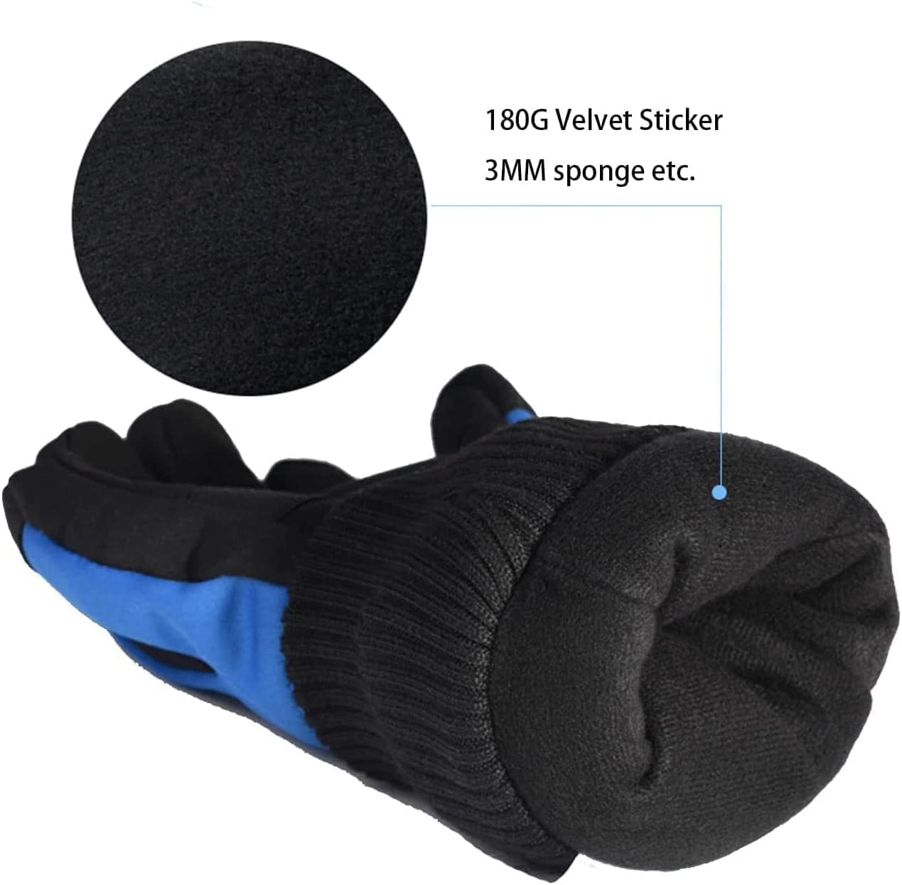 GAENZA Nuevo Guantes para Hombre y Mujer, Guantes cálidos de Invierno para esquí de montaña, Deportes al Aire Libre, Guantes retráctiles con Dedos completos Guantes de Invierno