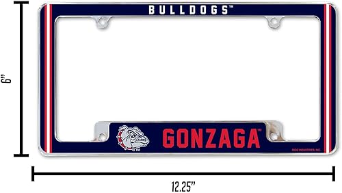 Miniatura 179 de Rico Industries NCAA Classic 12" x 6" Chrome All Over Automotive License Plate Frame for Car/Truck/SUV