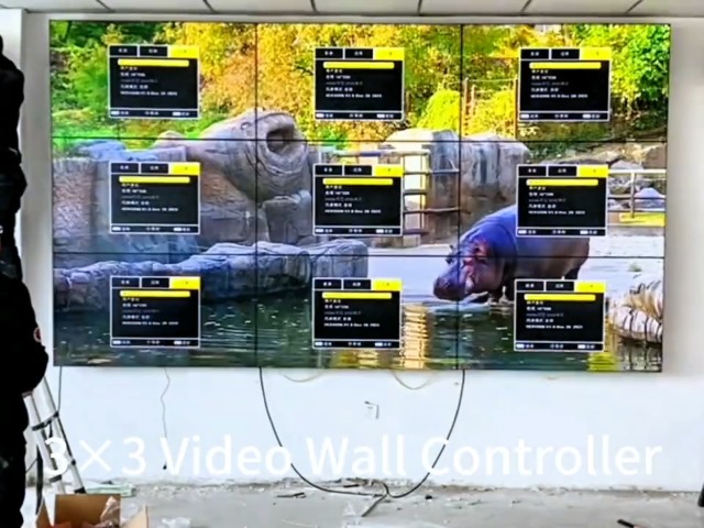 Video Wall Controller 3×3 HDMI&DVI Video Wall Splicing Processor 9