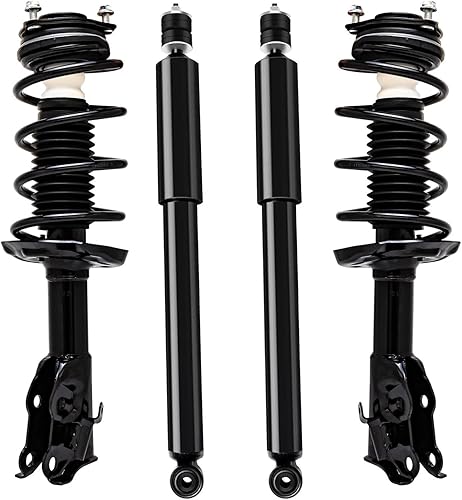 Miniatura 93 de Detroit Axle - Kit de amortiguadores de 4 puntales para Ford Escape 14-19, 2 puntales delanteros con resorte helicoidal 2 amortiguadores traseros