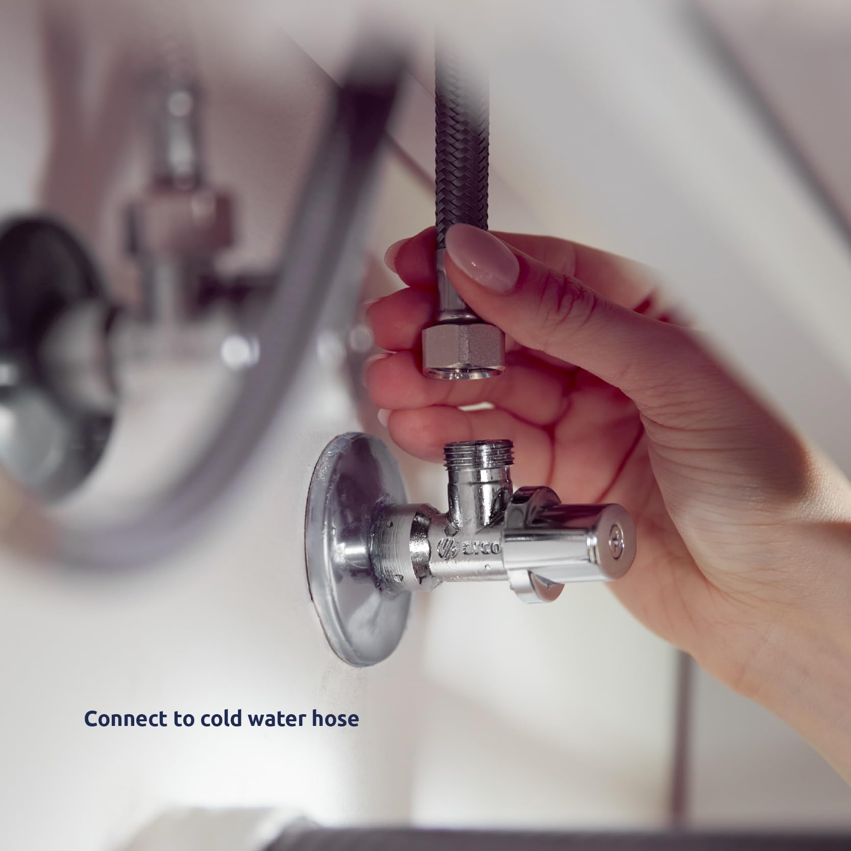 Tappwater InlinePro SMR Filtro acqua sottolavello 5 in 1 con rimineralizzazione naturale, alta capacità filtrante, rimuove +100 contaminanti, installazione rapida, sistema invisibile sotto il lavello