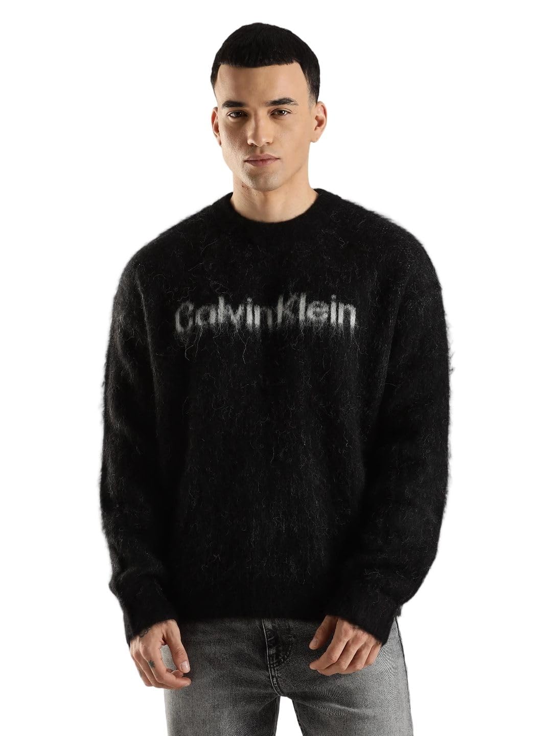 calvin klein jeans Logo Relaxed fit Polyamide Sweater-picture-37