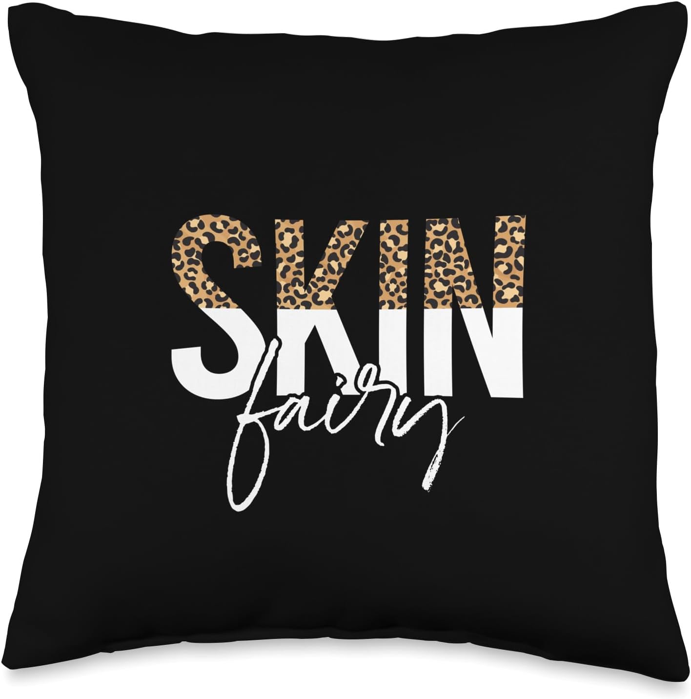 Skin Fairy Esthetician Dermatologist Skincare Throw Pillow