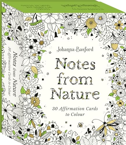 Johanna Basford's Notes from Nature: 30 Affirmations Cards to Colour