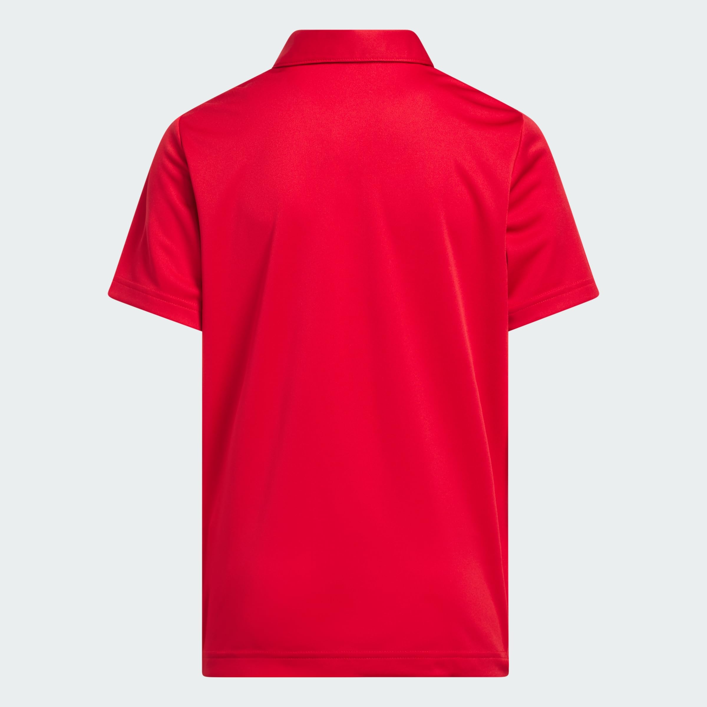 Adidas Polo de Manga Corta para niños, poliéster Reciclado, Color Blanco
