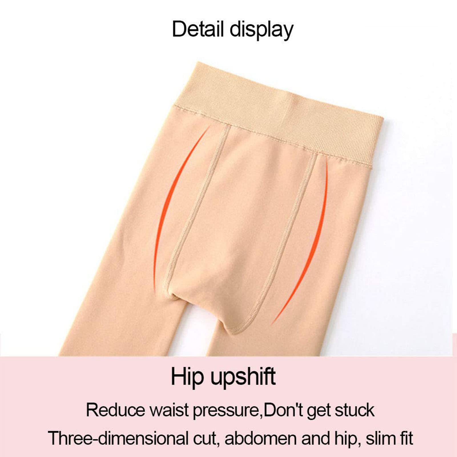 Medias Térmicas Mujer Panty Fleece Pantimedias De Invierno con Forro Polar Mallas Térmicas Gruesas Elástico Cintura Alta Algodón Forradas Mallas Gruesas Elástica C-160g