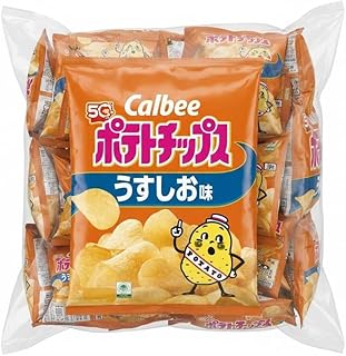 □ポテトチップス うすしお味 35g × 20袋 セット まとめ買い 小袋 食べきりサイズ お菓子 スナック菓子 揚げ菓子 ジャガイモ 常備用 備蓄 景品 粗品 差し入れ お裾分け シェア 持ち運び