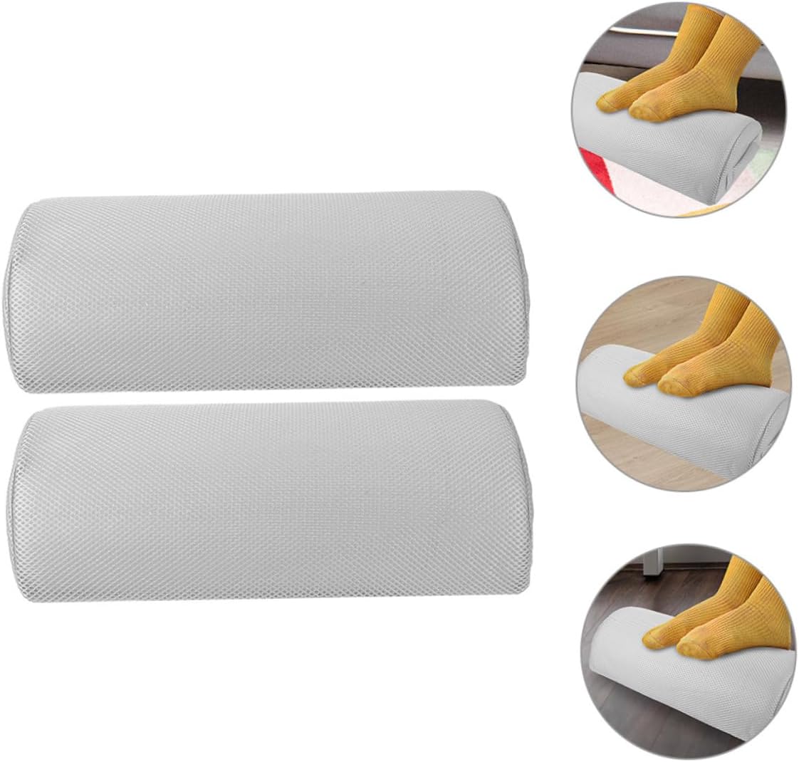 2pcs Semi-Cylindrical Foot Pillow Leg Rest Pad Elastic Footrest for Leg Swelling Relief