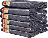 No1 Iconic Turkish Beach Towel - 6 Oversized Bath Towels in a Set, 38x70-100% Cotton Prewashed, Ultr