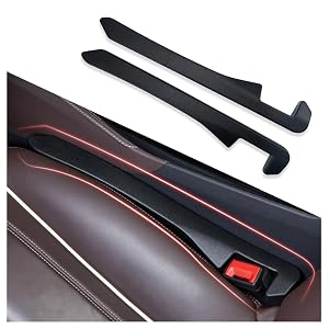 IHOTDER 2PCS Car Seat Gap Filler - Car Seat Gap Filler Organizer for Holding Phone Key Purse -