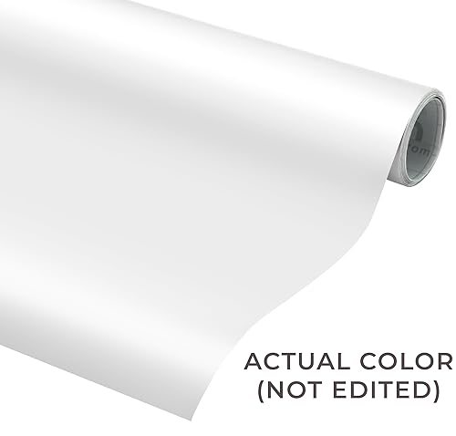 Miniatura 6 de VViViD Vinilo adhesivo permanente DECO65 blanco mate para Cricut, Silhouette y Cameo (11.8 pulgadas x 150 pies)