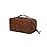 EACHY Travel Makeup Bag, Large Capacity Cosmetic Bags for Women, Waterproof Portable Open Flat Toiletry Bag Make up Bag with Divider and Handle, Gifts for Women (I-Brown, Medium)