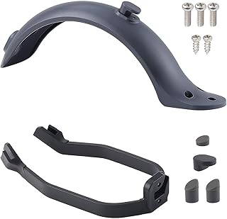 Coolty Rear Fender, Rear Fender Bracket for Xiaomi M365 / M365 Pro Scooter Replacement Accessory with Screws and Screw Caps