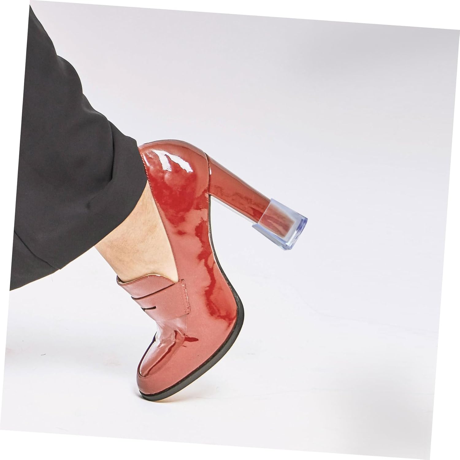 Holibanna 36pairs Shoe Heel Protectors High Heel Transparent Reusable Cold Wear Resistant Accessories for Women Footwear