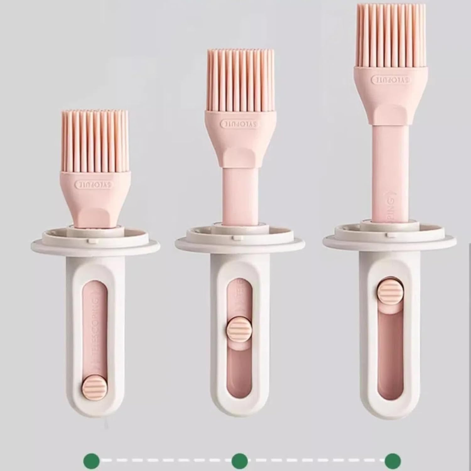 Oil Brush, Oil Bottle, Integrated Glass, Household High Temperature Resistant Kitchen, Silicone Brush, Food Grade Baking Barbecue Brush