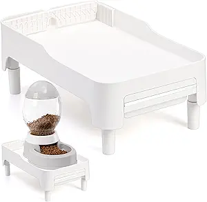 YOUEON Raised Pet Feeder Stand for Cats and Dogs Neck Health - product image