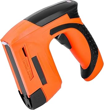 Cordless Brad Nailer & Staple Gun, 18 Gauge 5/8 inch, Battery Powered, 2-in-1 Nail Gun with 2000 Pcs Fasteners, for Woodworking, DIY & Carpentry