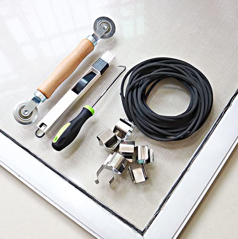 Miniatura 2 de 11 herramientas de reparación de pantalla de ventana, herramienta de rodillo de pantalla, kit de reparación de puerta de pantalla de ventana con