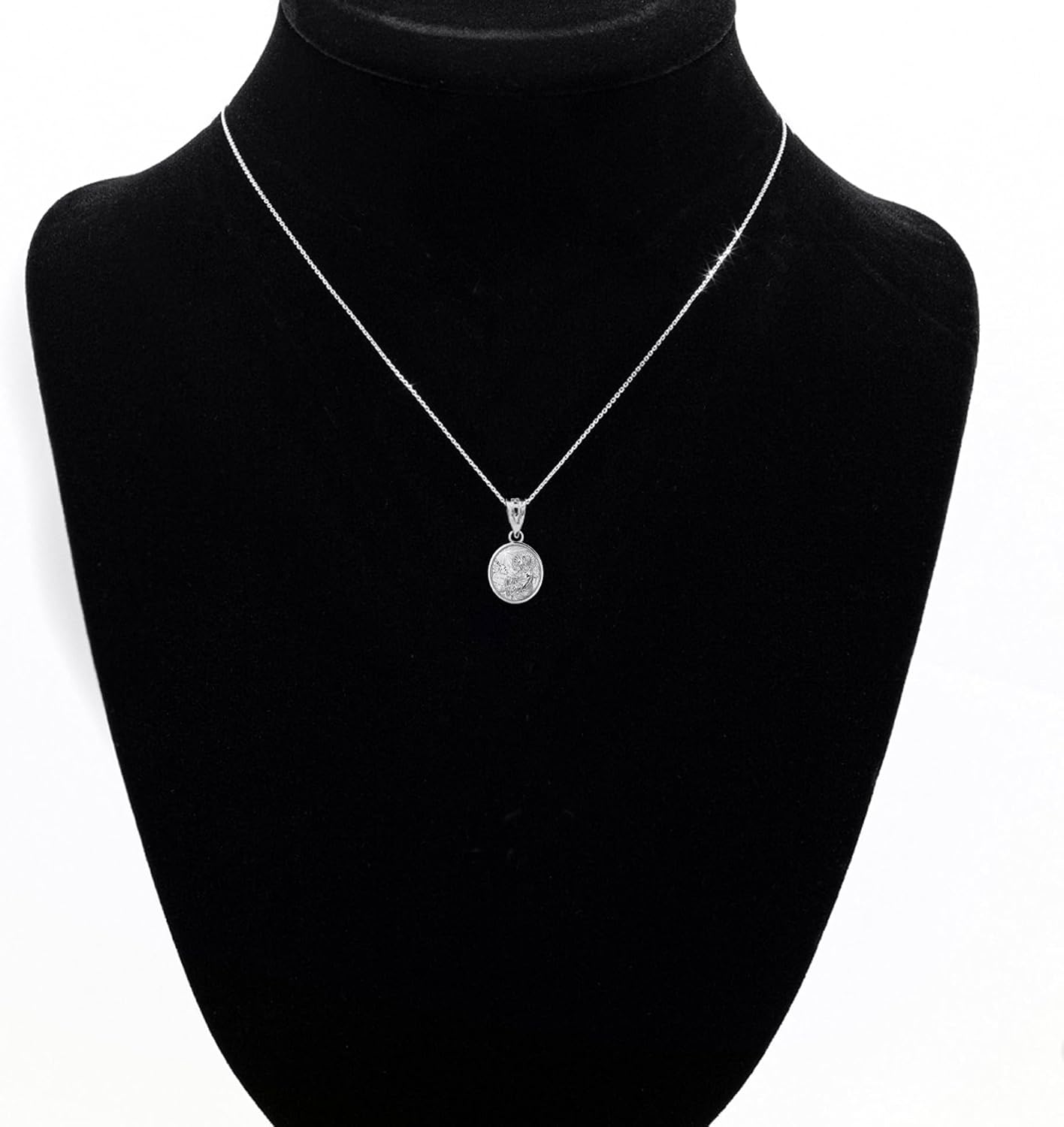 Jesus Christ Sermon On The Mount Pendant Necklace Fine Real Solid 925 Sterling Silver image 2