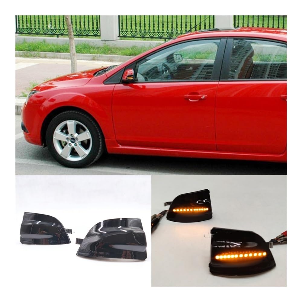 Luz Señal Giro Dinámica Espejo Retrovisor Coche Focus 2 C-MAX 2004-2008 7