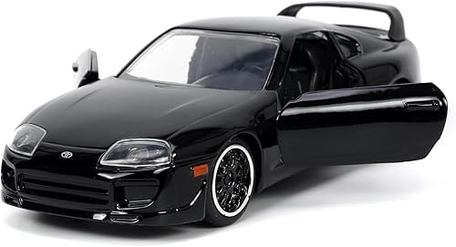 Miniatura 5 de Jada Fast & Furious 132 1995 Toyota Supra - Auto fundido a presión, juguetes para niños y adultos (negro)