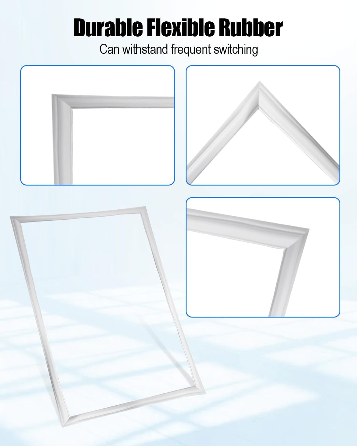 241872504 Refrigerator Door Gasket Replacement Compatible with Electrolux Frigidaire Freezer FFHT1713LQ FFHT1715LW, 41″ × 27″ Magnetic Fridge Door Seal Strip Replace AP4316030 1379480 PS2331945