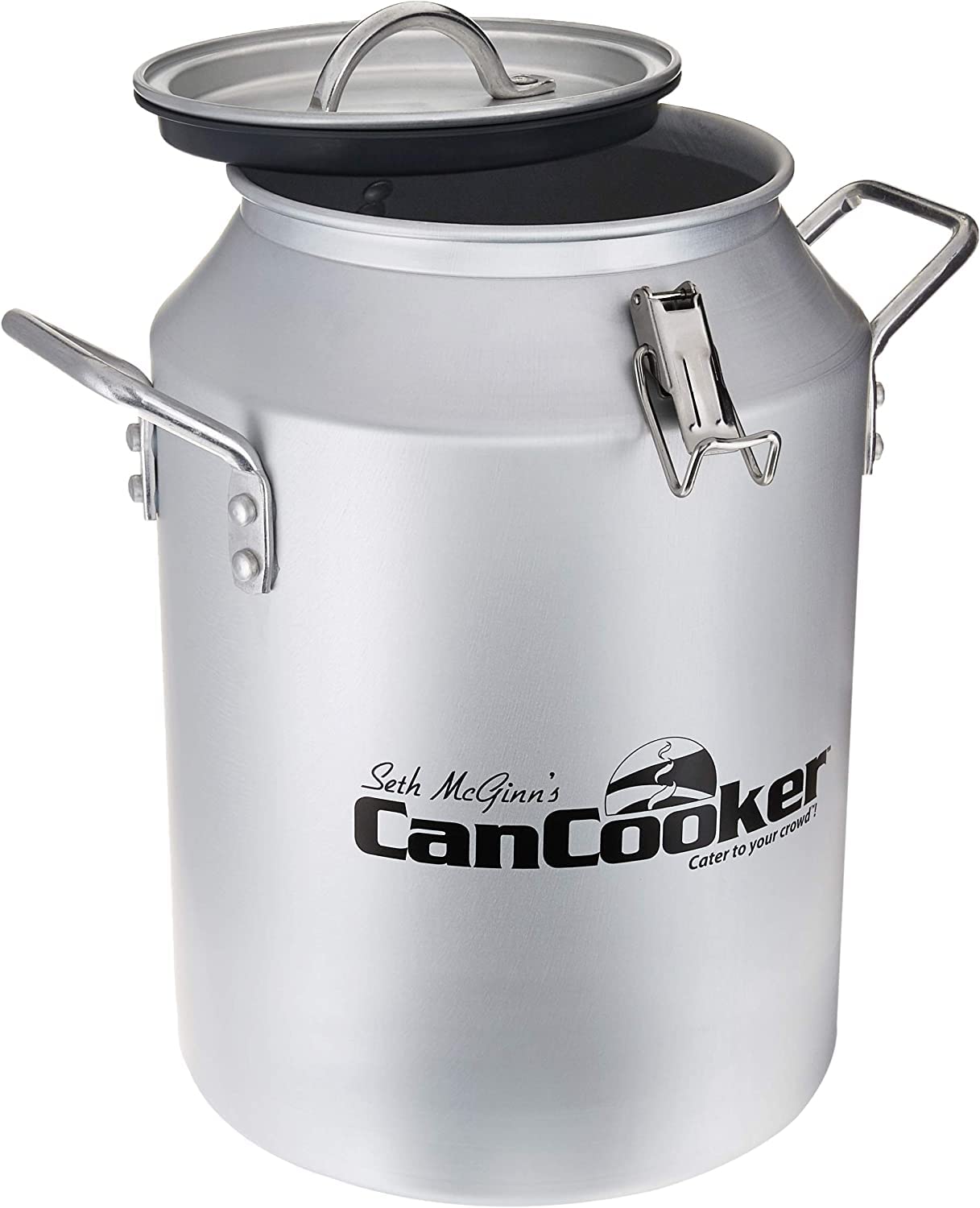 CanCooker Camping Meals Cookware | 4 Gallon Steam Cooker, Cooking Rack, Butter Garlic Salt Seasoning & 100-Page Recipe Cookbook