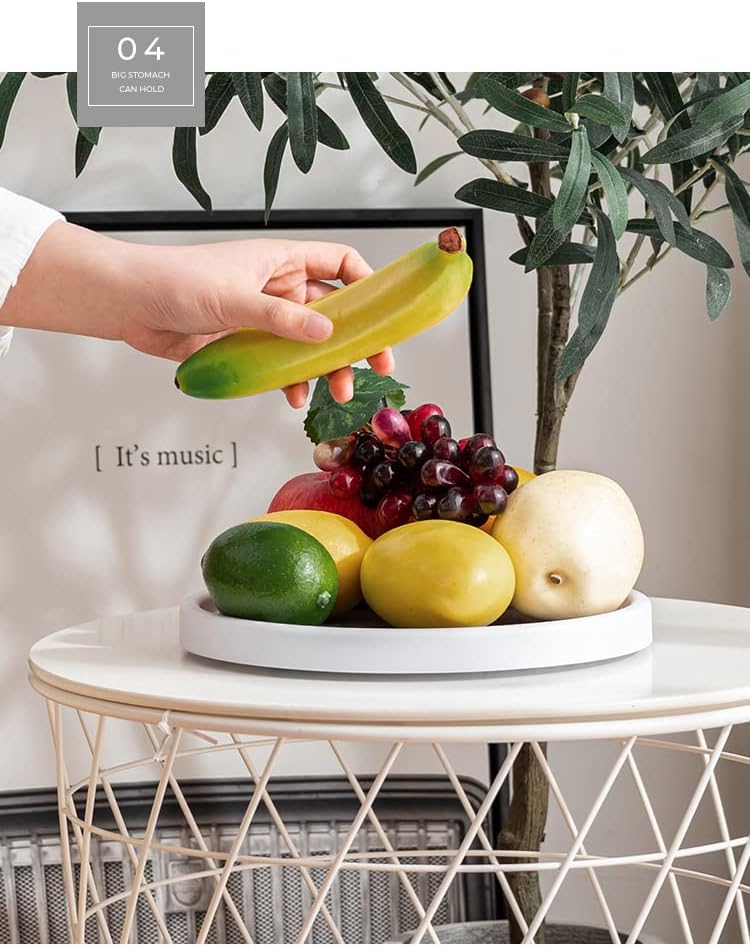 Miniatura 9 de Jaugufiy Estante de especias de cocina de 2 niveles giratorio de 360 grados, organizador de artículos de tocador, estante organizador de artículos