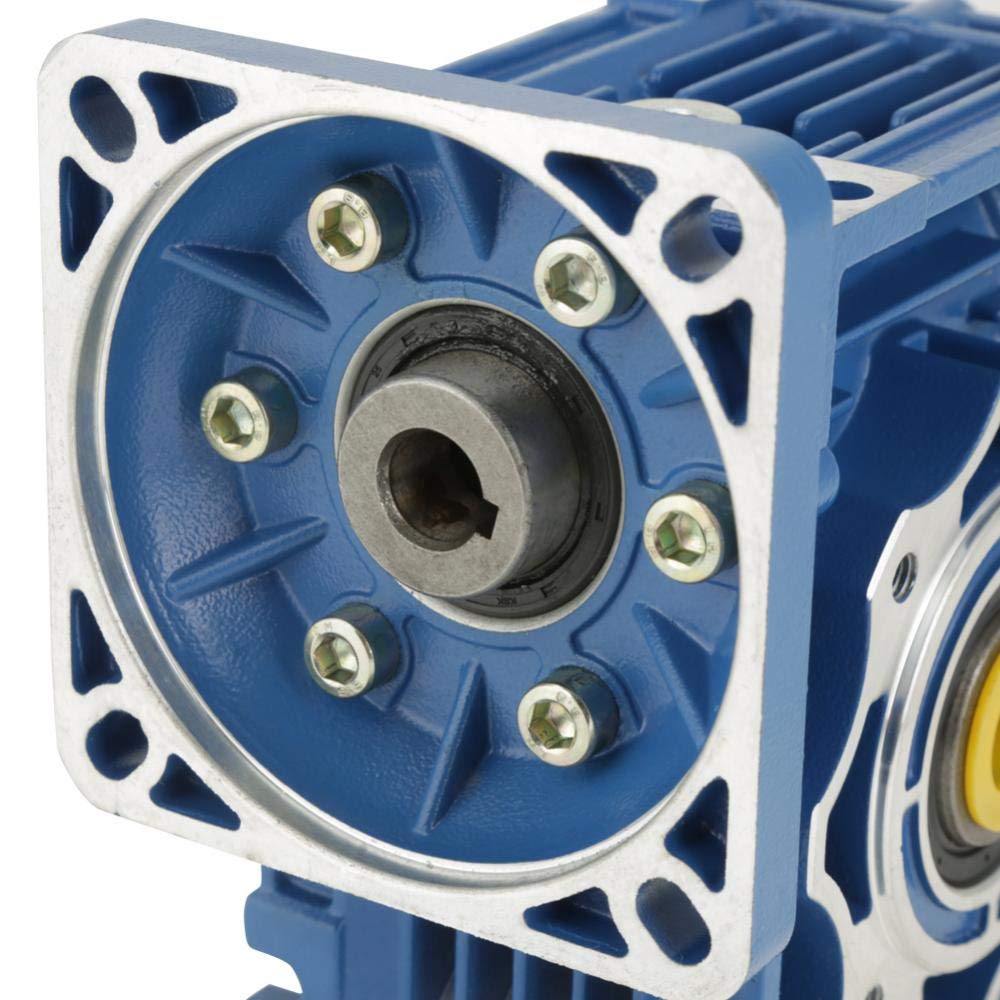 Moteur à engrenage à vis sans fin, CC 12V / 24V 120W RV40 Reduction15K Vitesse du moteur à engrenage à vis réglable CW/CCW avec réducteur de vitesse à blocage automatique (12V)