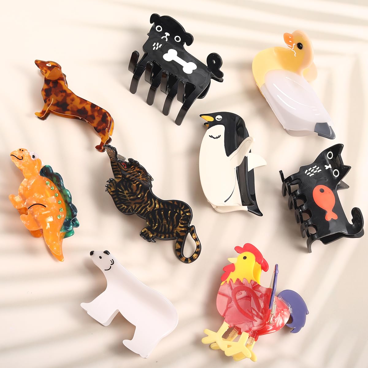 Dachshund Dog Hair Clips,Small Dog Hair Clips for Girls, Non-Slip Hair Catch Barrette Dachshund Hair Accessory Acetate for Woman - Image 7