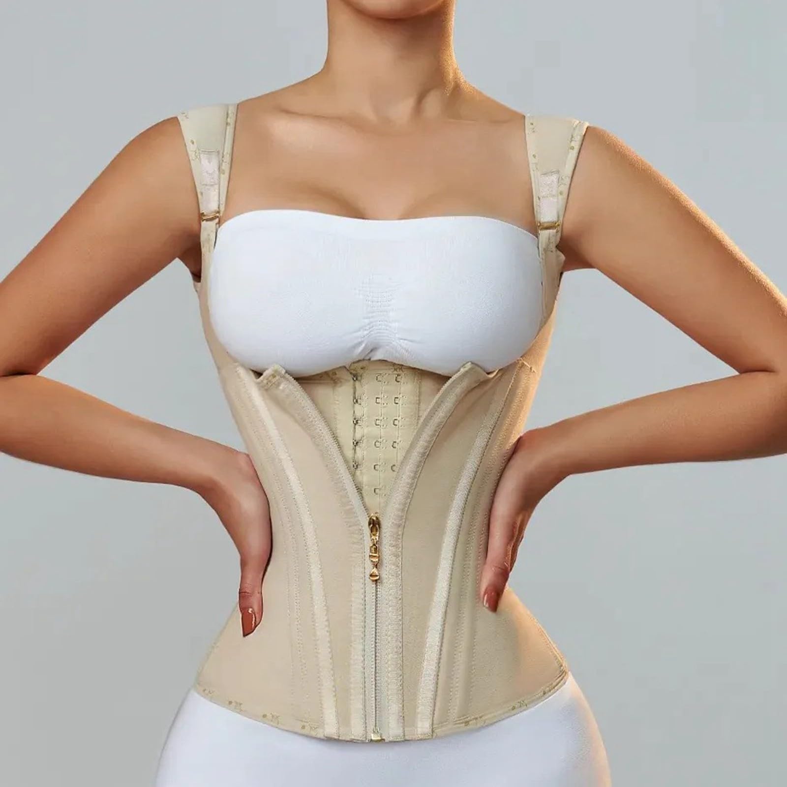 Genérico Faja Reductora Mujer Colombiana Moldeadora - Corsé Cinturón Abdomen Postquirúrgica/Postparto, Cintura Reloj de Arena con Soporte Lumbar y Diseño Deportivo Ajustable