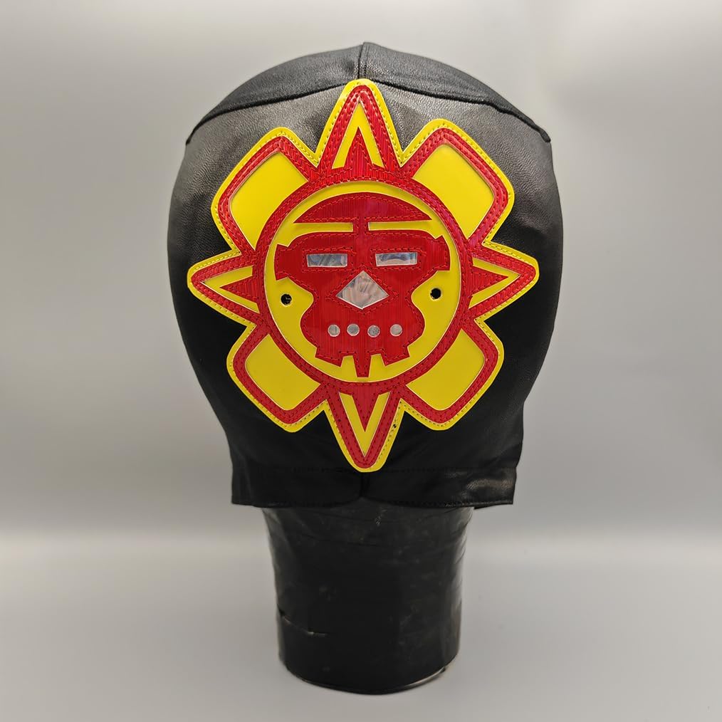 WRESTLING MASK Rey Mysterio 619 LUCHADOR WRESTLER MASK LUCHA LIBRE MEXICANA MASK Black -and-red