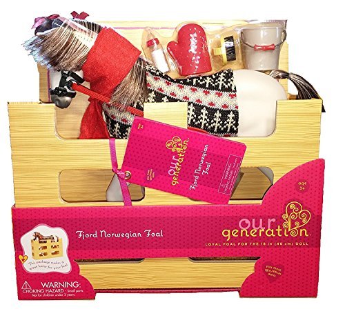 Our Generation - FJORD WINTER FOAL - Comes with Everything Your Child Needs for Hours of Fun