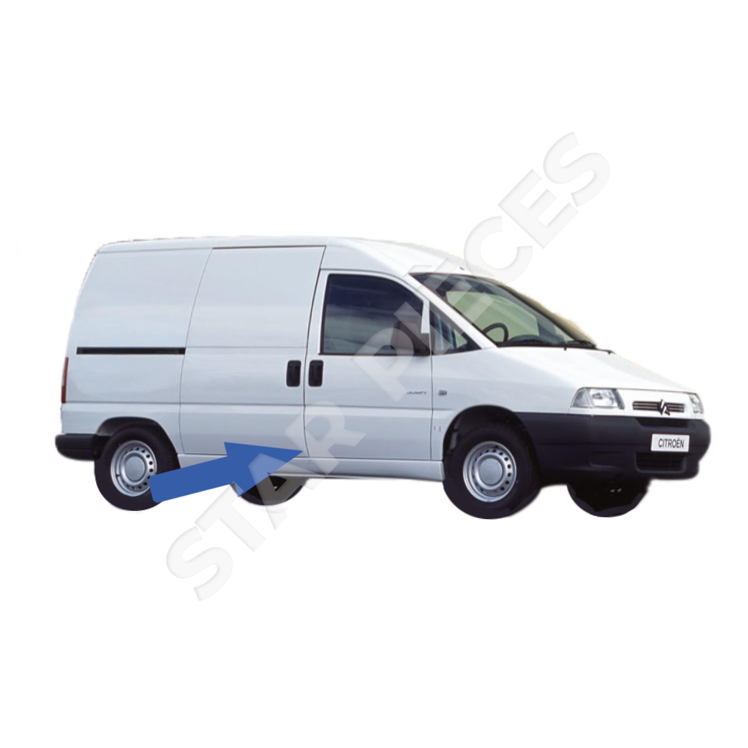 Kit De Positionneurs De Porte Coulissante Latérale Pour Fiat Scudo 1995-2006 - 2 Pièces En ABS - 11