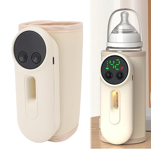 Miniatura 3 de Calentador de biberones de calentamiento rápido 8000mAh portátil de viaje calentador de botellas para exteriores recargable