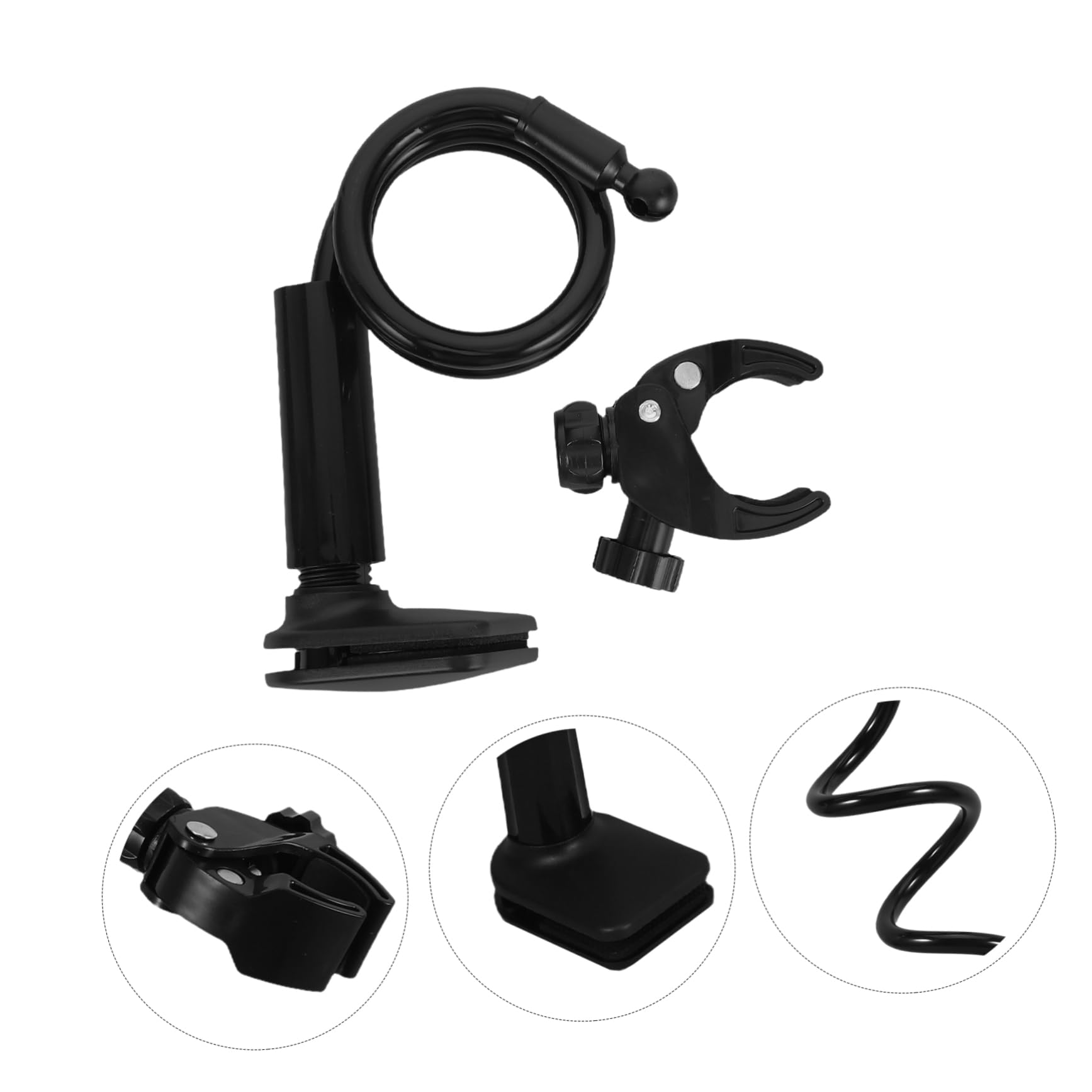 Soporte Ajustable para Secador De Pelo Organizador De De Estante para Baño Diseño Perforación para y Salón
