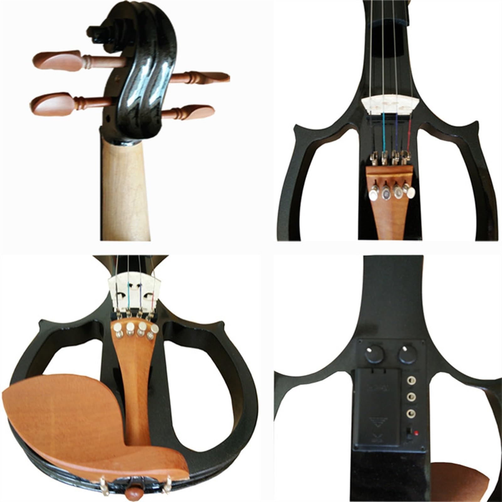 Professionisti Violino Violino Elettronico Di Fascia Alta Giuggiola Di Dimensioni 4/4 Per Esercitarsi