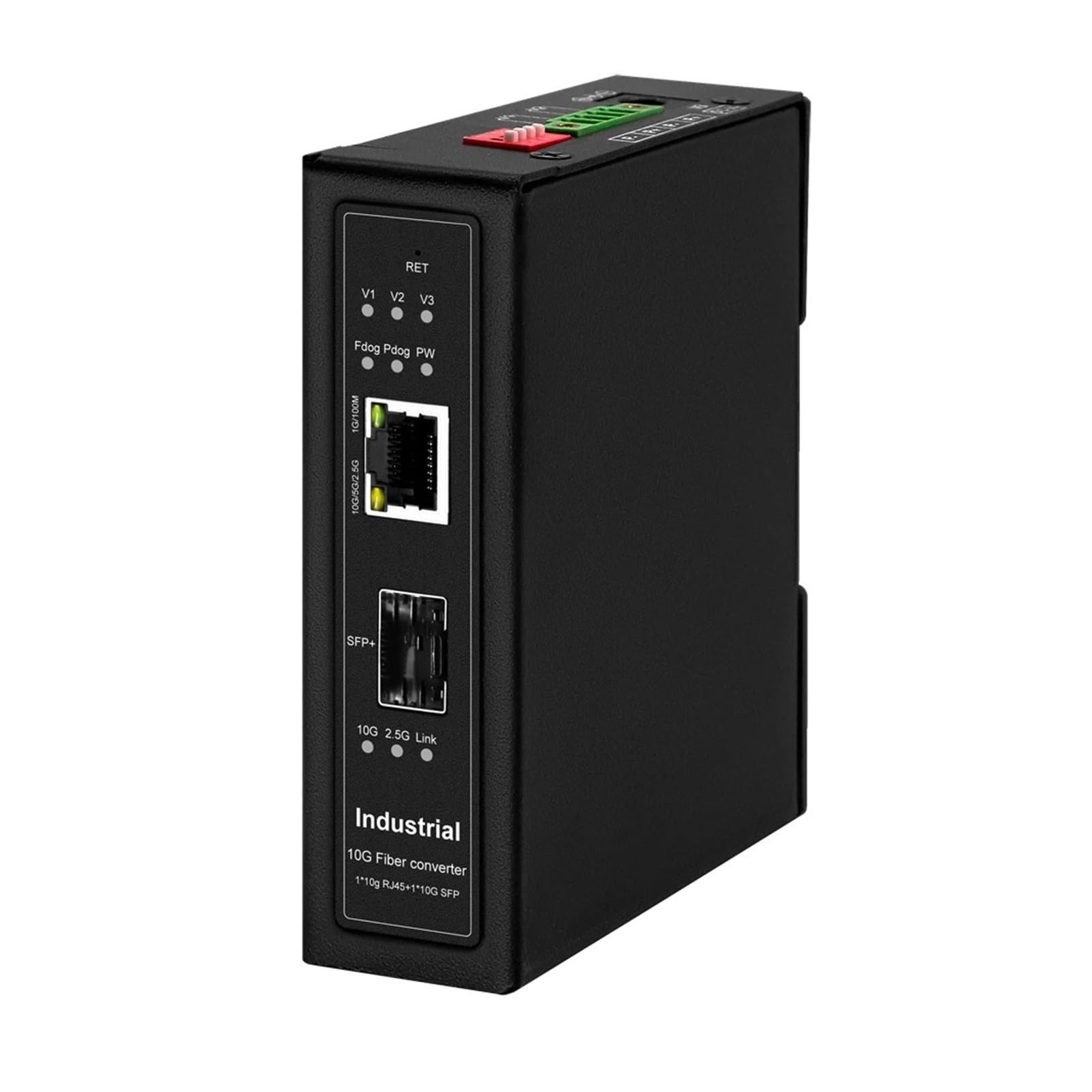 OSHZIKJII Managed 10G P-O//E Fiber media Converter 10G P-O//E or NON with 10G s-f.p industrial managed switch(NON POE)