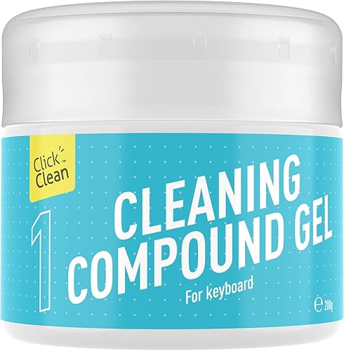 Miniatura 2 de CLICK CLEAN Gel de limpieza de teclado, gel de limpieza universal de 7 onzas para teclados, limpiador de electrónica, gel de limpieza de polvo para
